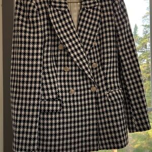 Zara Houndstooth Blazer